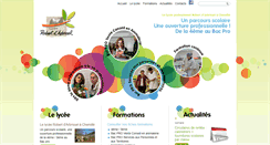 Desktop Screenshot of lycee-robertdarbrissel.org